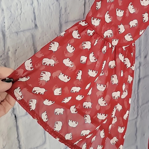 ROLL TIDE ALABAMA Elephant Blouse Small‎ - Picture 4 of 6